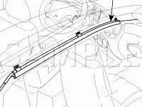 Roof Components Diagram for 2008 KIA Sorento LX 3.3 V6 GAS