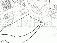 Console Components Diagram for 2008 KIA Sorento LX 3.3 V6 GAS