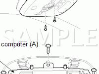 Roof Components Diagram for 2008 KIA Sorento LX 3.3 V6 GAS
