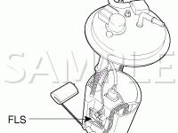 Fuel Components Diagram for 2008 KIA Sorento EX 3.8 V6 GAS