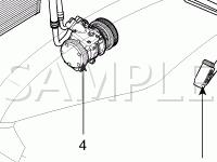 Engine Compartment Diagram for 2008 KIA Sportage LX 2.7 V6 GAS
