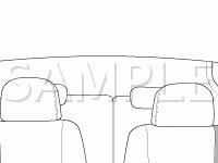 Safety Restraint Components Diagram for 2008 KIA Sportage LX 2.7 V6 GAS