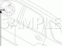 Exterior Lamps Diagram for 2008 KIA Sportage EX 2.7 V6 GAS