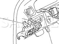 Turn Signal and Hazard Warning System Components Diagram for 2001 Lexus ES300  3.0 V6 GAS