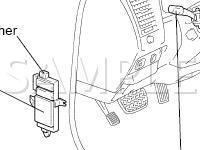 Turn Signal and Hazard Warning System Components Diagram for 2001 Lexus GS300  3.0 L6 GAS