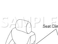 Climate Control Seat System Components Diagram for 2001 Lexus LS430  4.3 V8 GAS