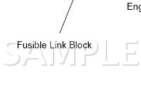 Power Source Components Diagram for 2001 Lexus LX470  4.7 V8 GAS