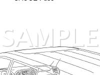 Back-Up Light System Diagram for 2001 Lexus LX470  4.7 V8 GAS