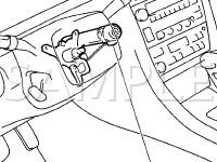 Ignition Switch and Key Unlock Warning Switch Diagram for 2002 Lexus ES300  3.0 V6 GAS