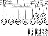 Engine Compartment Components Diagram for 2002 Lexus GS300  3.0 L6 GAS
