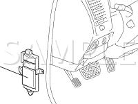 Headlight Beam Level Control System Components Diagram for 2002 Lexus GS300  3.0 L6 GAS