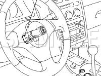 Shift Lock System Components Diagram for 2002 Lexus IS300 Sportcross 3.0 L6 GAS