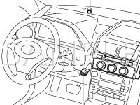 Air Conditioning System Components Diagram for 2002 Lexus IS300 Sportcross 3.0 L6 GAS