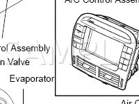 Air Conditioning System Components Diagram for 2002 Lexus LS430  4.3 V8 GAS