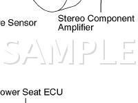 Control Modules Diagram for 2002 Lexus RX300  3.0 V6 GAS