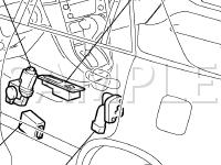 Rear Left Door Control Components Diagram for 2002 Lexus RX300  3.0 V6 GAS