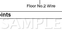 Ground Electrical Wiring Routing and Splices Diagram for 2003 Lexus ES300  3.0 V6 GAS