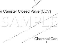 Emission Control Components Diagram for 2003 Lexus ES300  3.0 V6 GAS