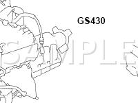 Fuel System Components Diagram for 2003 Lexus GS300  3.0 L6 GAS