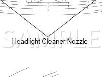 Headlight Cleaner System Diagram for 2003 Lexus GS300  3.0 L6 GAS