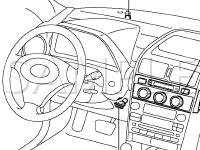 Air Conditioning System Components Diagram for 2003 Lexus IS300  3.0 L6 GAS