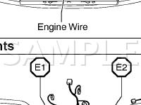 Ground Electrical Wiring Routing and Splices Diagram for 2004 Lexus GS430  4.3 V8 GAS