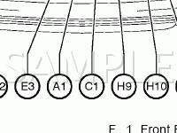 Engine Compartment Component Locations Diagram for 2004 Lexus GX470  4.7 V8 GAS