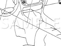 Motor Shift Control System Components Diagram for 2004 Lexus LX470  4.7 V8 GAS