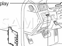 Clearance Sonar System Diagram for 2005 Lexus LS430  4.3 V8 GAS