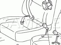 Seat Belt Tension Reducer System Diagram for 2005 Lexus SC430  4.3 V8 GAS