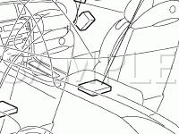 Power Mirror Control System Diagram for 2005 Lexus SC430  4.3 V8 GAS