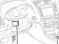Instrument Panel And Doors Diagram for 2006 Lexus GS300  3.0 V6 GAS