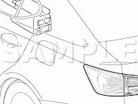 Lighting Components Diagram for 2006 Lexus IS350  3.5 V6 GAS