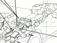 Fuel Components Diagram for 2006 Lexus IS350  3.5 V6 GAS