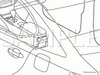 Luggage Compartment Diagram for 2006 Lexus IS350  3.5 V6 GAS