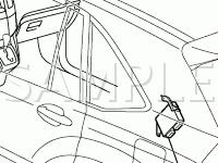 Sliding Roof Components Diagram for 2006 Lexus RX400H  3.3 V6 ELECTRIC/GAS