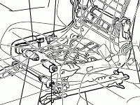 Seat Components Diagram for 2007 Lexus ES350  3.5 V6 GAS