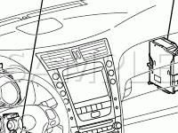 Instrument Panel Diagram for 2007 Lexus GS430  4.3 V8 GAS
