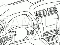Passenger Compartment Components Diagram for 2007 Lexus IS350  3.5 V6 GAS