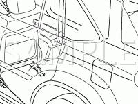 Front Body Components Diagram for 2007 Lexus RX350  3.5 V6 GAS