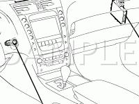 Instrument Panel Diagram for 2008 Lexus GS350  3.5 V6 GAS