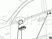 Body Components Diagram for 2008 Lexus GS450H  3.5 V6 ELECTRIC/GAS