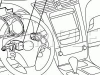 Instrument Panel Components Diagram for 2008 Lexus GS460  4.6 V8 GAS