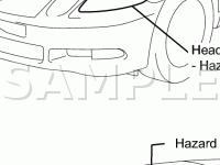 Body Components Diagram for 2008 Lexus GS460  4.6 V8 GAS
