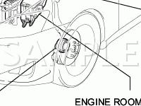Brake System Components Diagram for 2008 Lexus IS250  2.5 V6 GAS