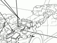 Fuel System Components Diagram for 2008 Lexus IS250  2.5 V6 GAS