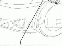 Emission System Components Diagram for 2008 Lexus IS350  3.5 V6 GAS