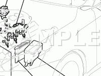 Fuel System Components Diagram for 2008 Lexus IS350  3.5 V6 GAS