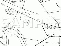 Lighting System Components Diagram for 2008 Lexus IS350  3.5 V6 GAS