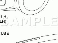 Engine Room Relay/Junction Block Diagram for 2008 Lexus IS350  3.5 V6 GAS